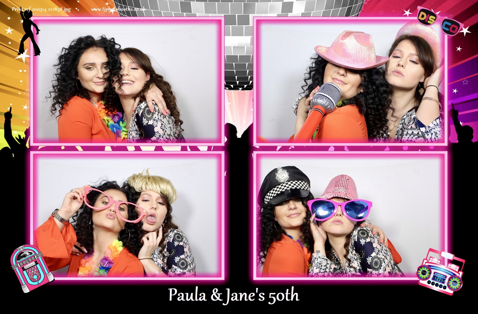Paula & Jane's 50th | View more photos from the event at gallery.tjphotobooths.co.uk/u/TJPhotobooths/Paula-Janes-50th